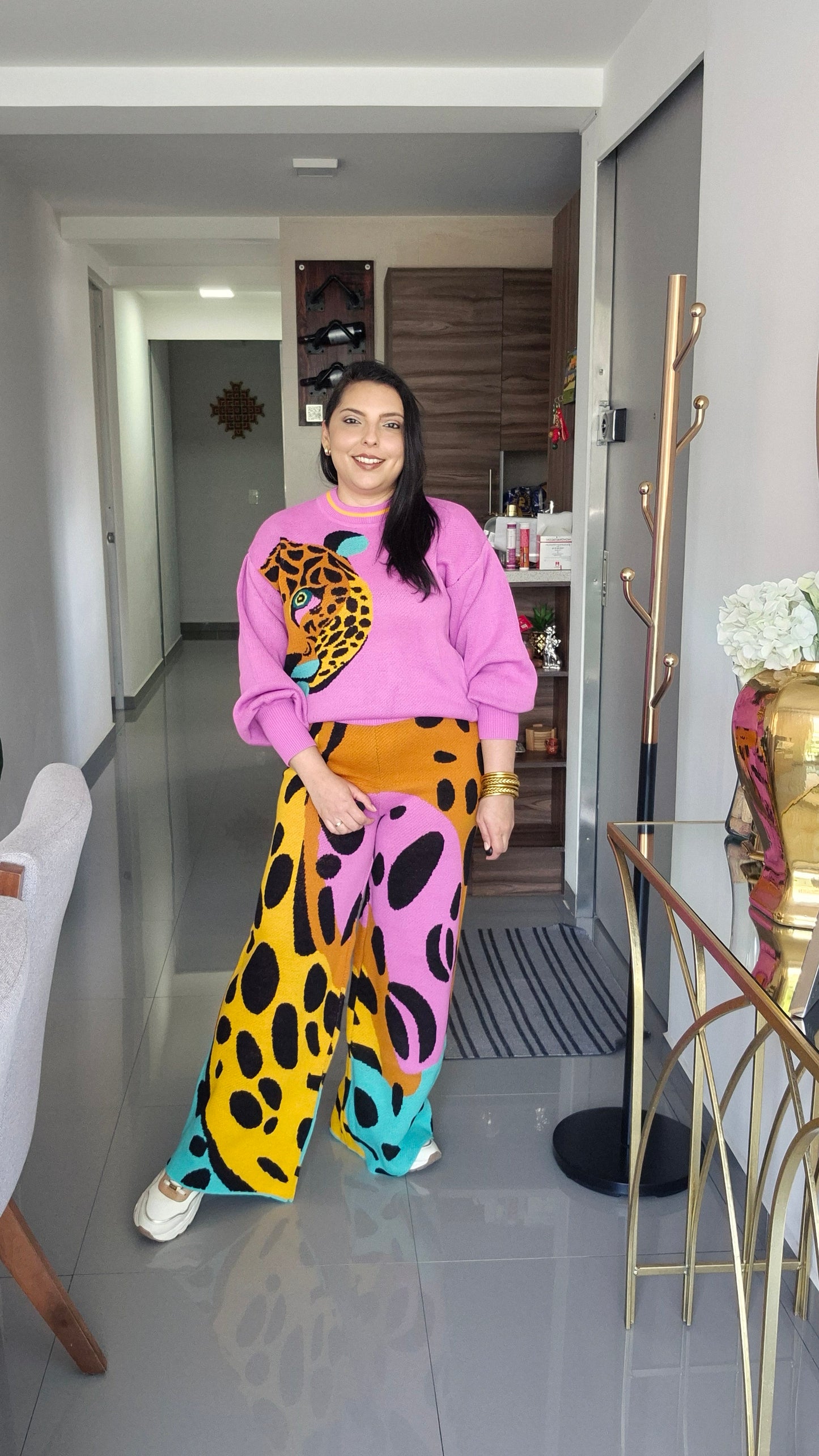 Set Leopardo Magenta