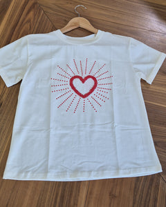 Playera Corazón Estallado