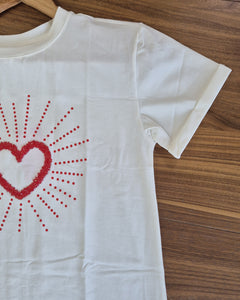 Playera Corazón Estallado