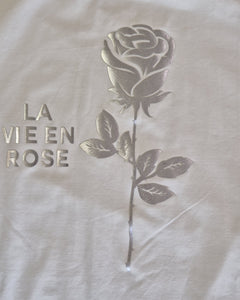 Playera Silver Rose