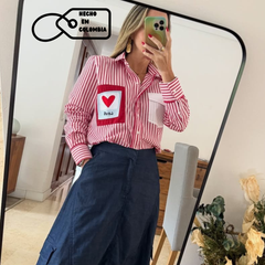 Camisa Rayas Pink