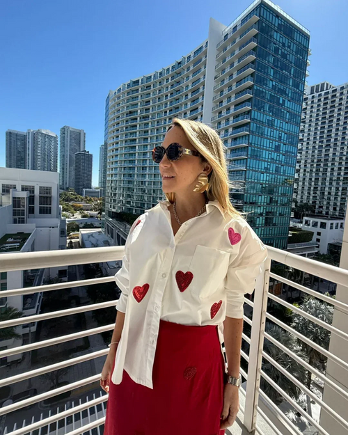 Camisa Corazón Oversized