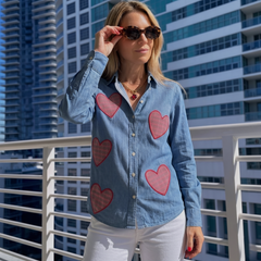 Camisa Indigo Heart´s
