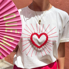 Playera Corazón Estallado