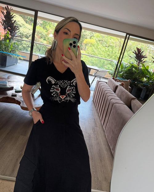 Playera Gato Negro