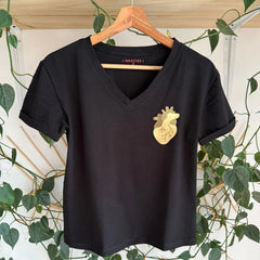 Playera Corazón Golden