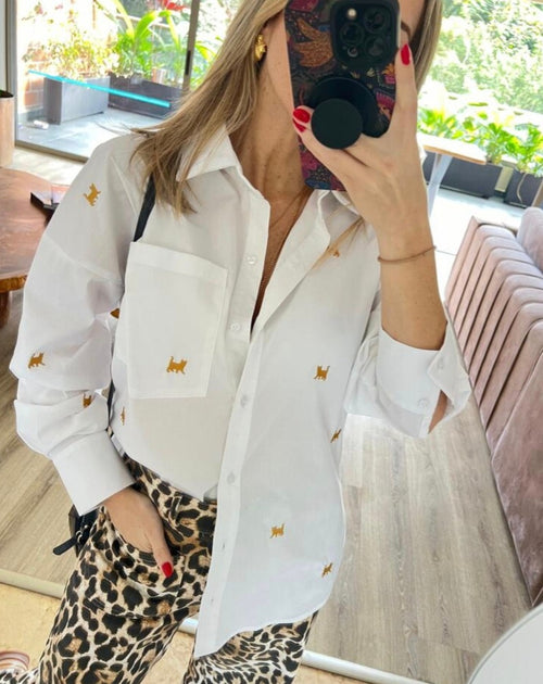 Camisa Gatitos Dorados