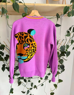 Sweater Leopardo Magenta