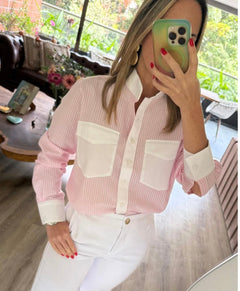 Camisa Mao Pink
