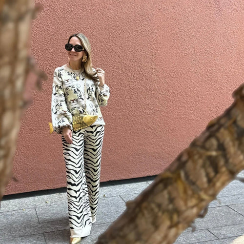 Sweater Tigre Blanco