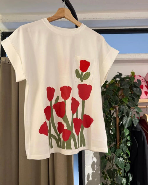Playera Flores