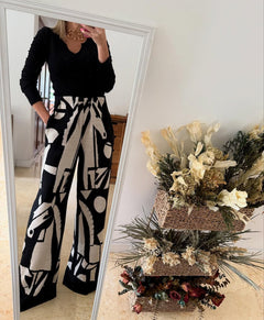 Set Caballos B&N Pantalón