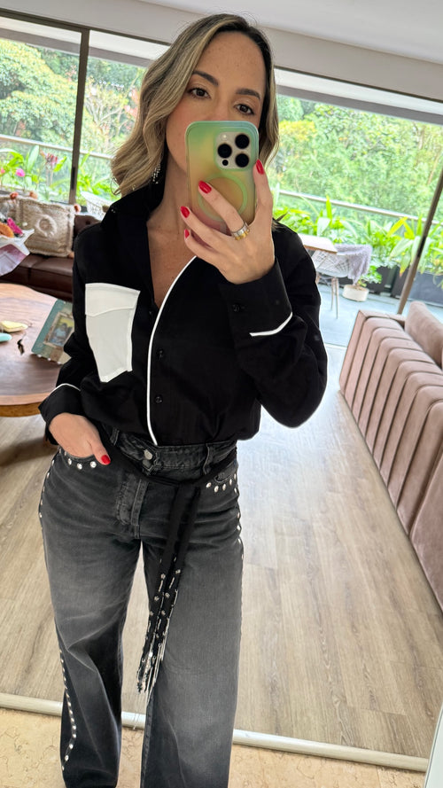 Camisa Black & White