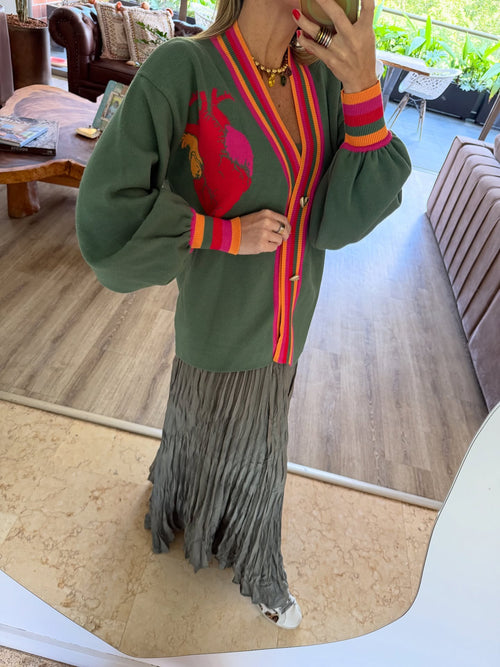 Sweater Loved Heart Golden