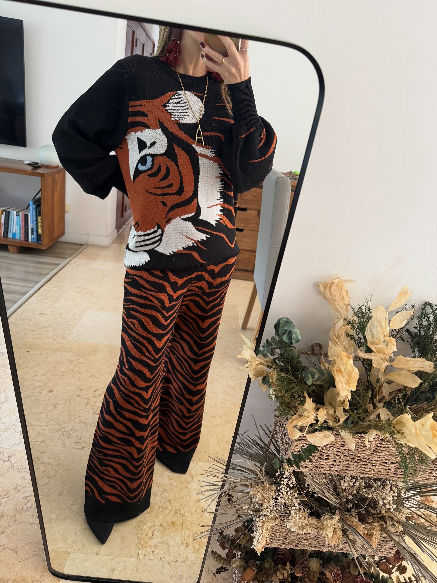 Pantalón Tigre Negro