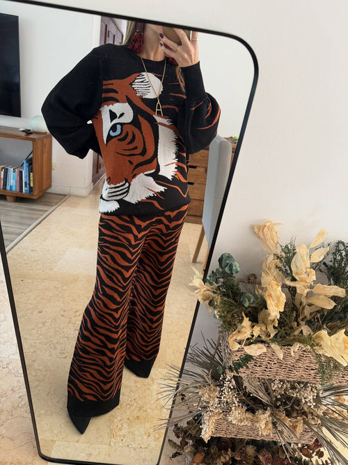 Pantalón Tigre Negro