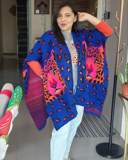 Capa Leopardo Azul