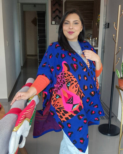 Capa Leopardo Azul