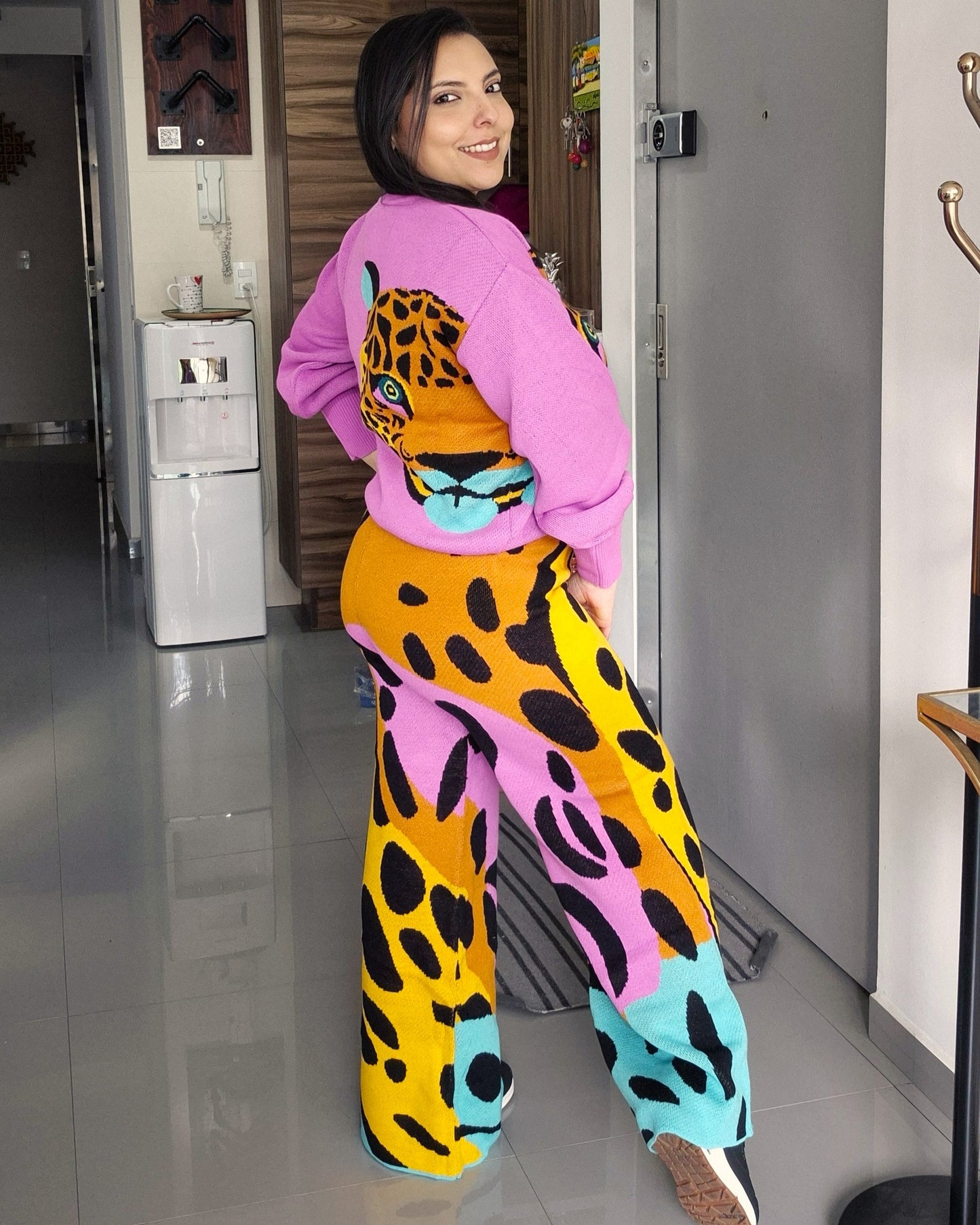 Set Leopardo Magenta