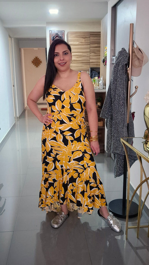 Vestido Mostaza