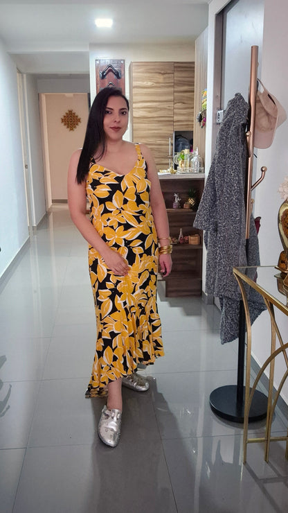 Vestido Mostaza