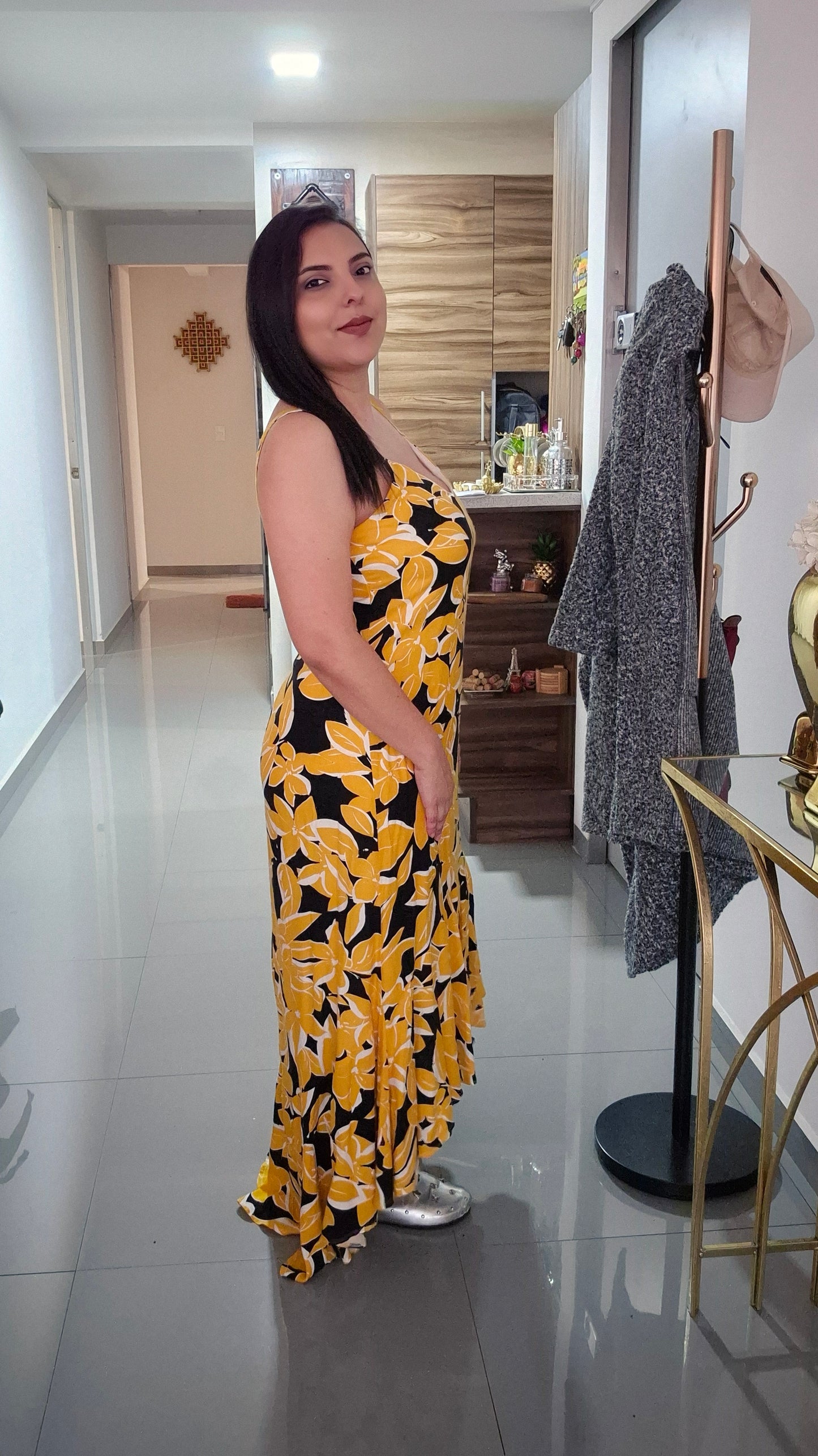 Vestido Mostaza