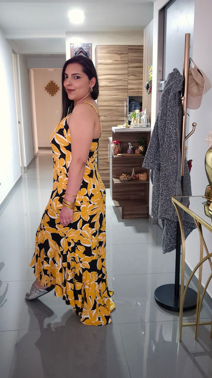 Vestido Mostaza