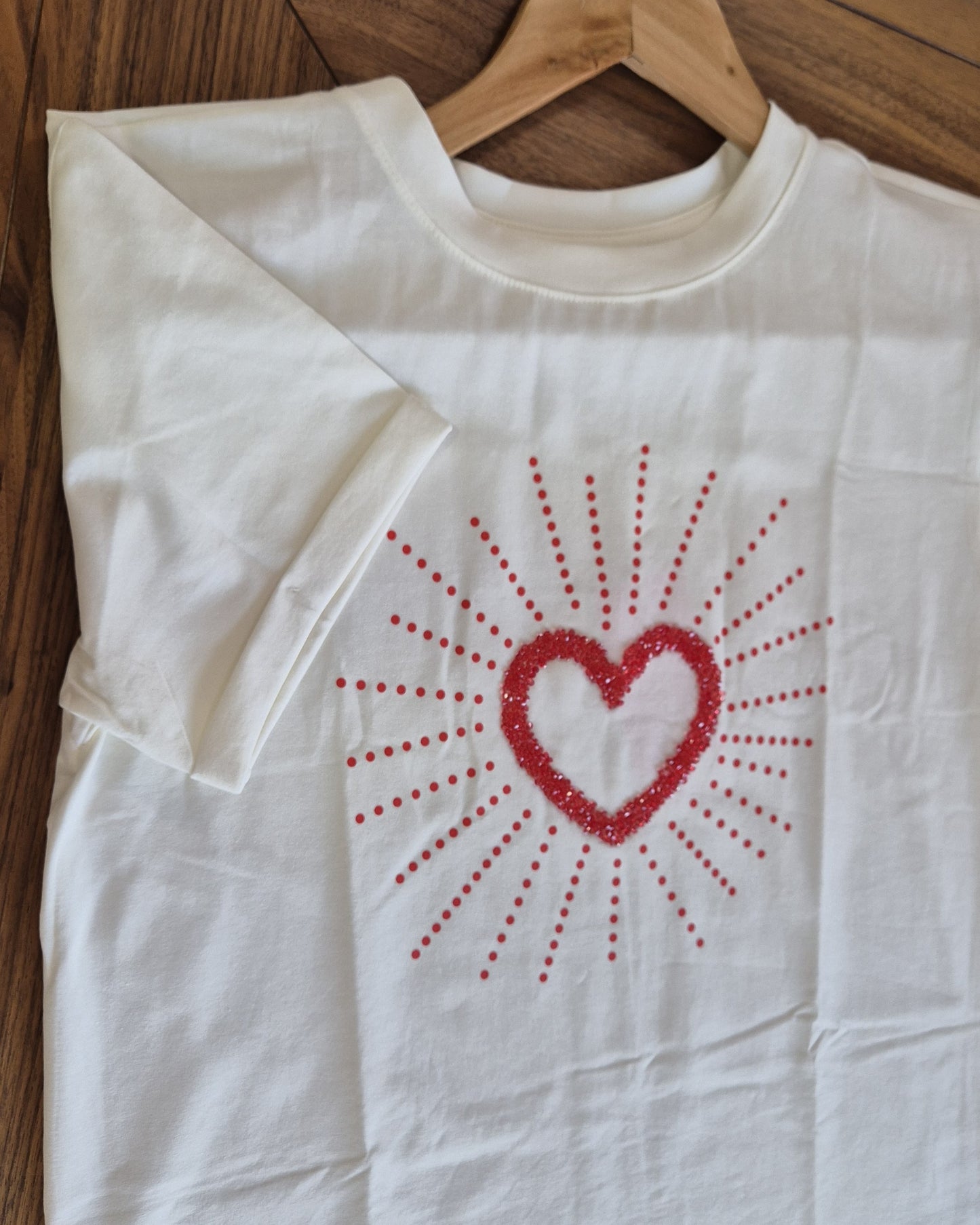 Playera Corazón Estallado