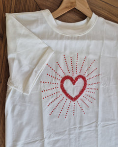 Playera Corazón Estallado
