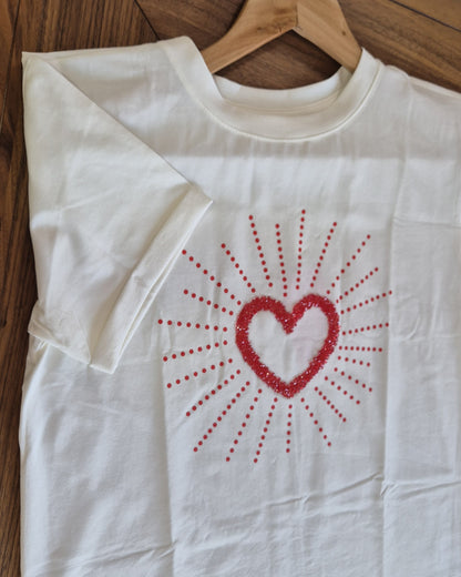 Playera Corazón Estallado