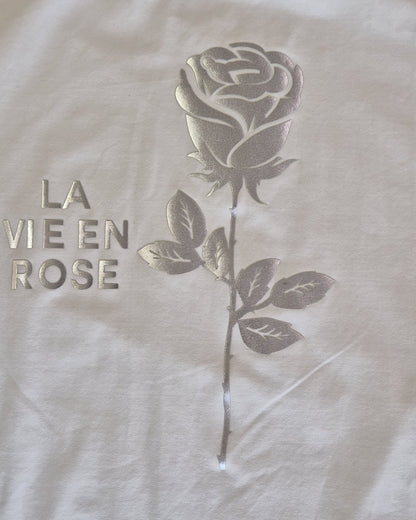 Playera Silver Rose