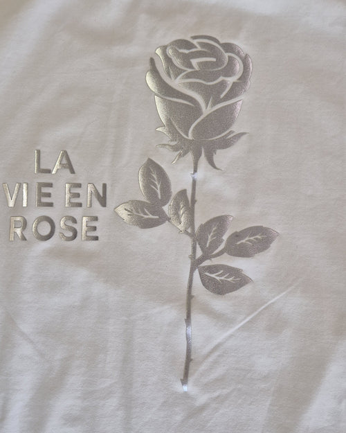 Playera Silver Rose