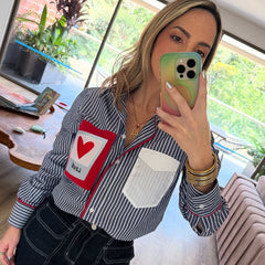 Camisa Rayas Blue