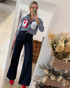 Camisa Rayas Blue