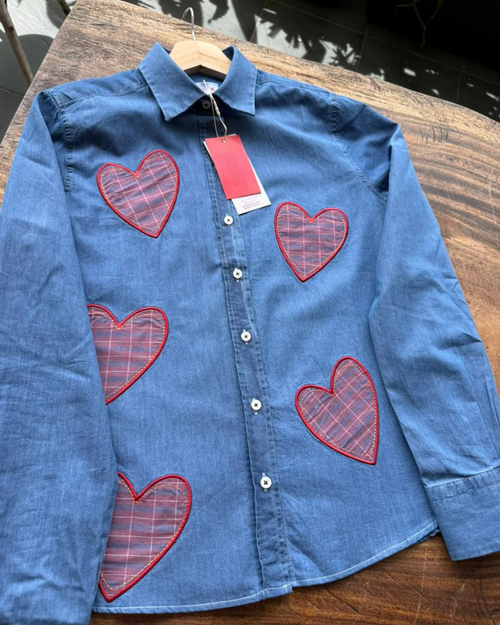 Camisa Indigo Heart´s
