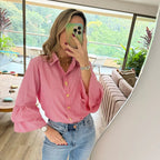 Camisa Rayada Pink
