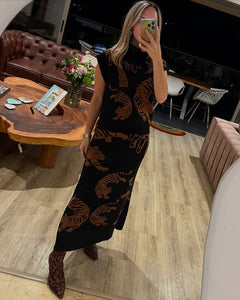 Set Tigre Negro Falda & Top