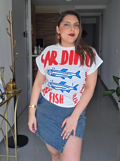 Playera Sardinas