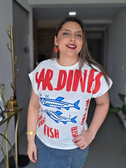Playera Sardinas