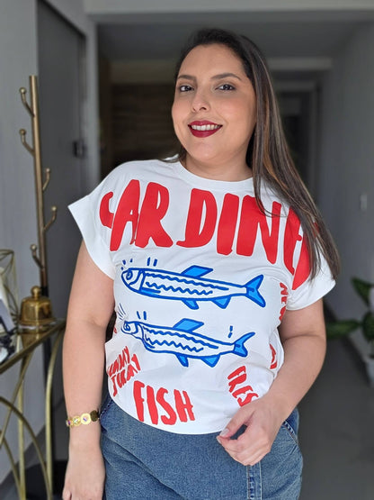 Playera Sardinas