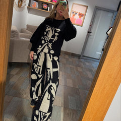 Set Caballos B&N Pantalón