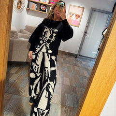 Set Caballos B&N Pantalón