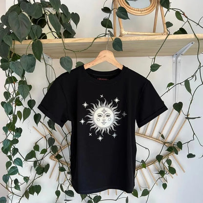 Playera Sol Plateado