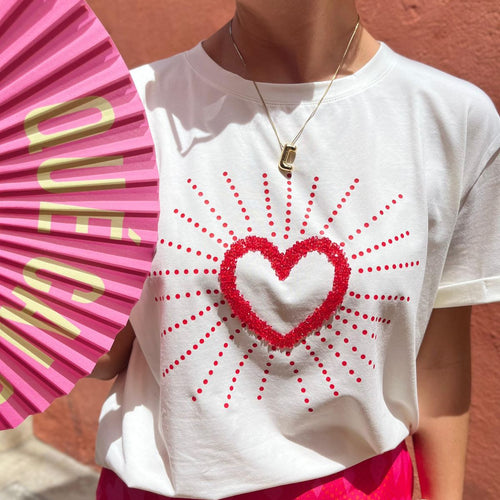 Playera Corazón Estallado