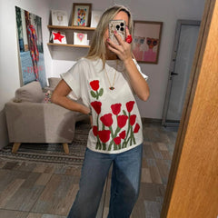 Playera Flores