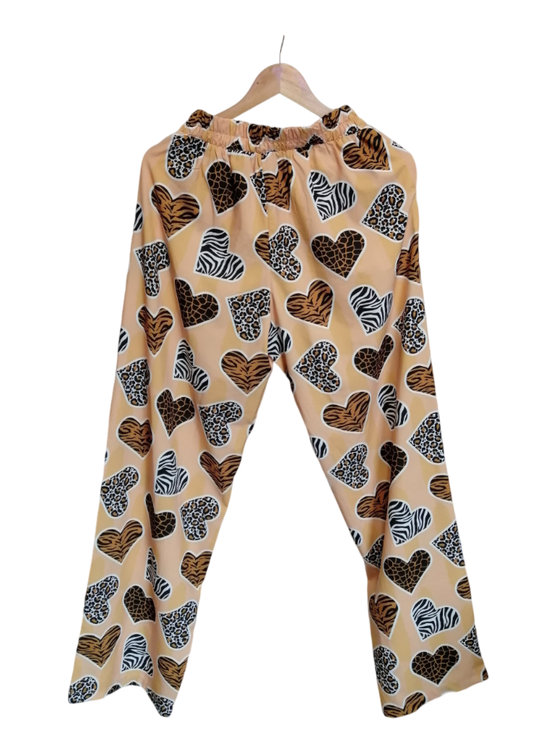 Pantalón Corazones Print