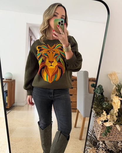 Sweater León Green.