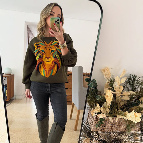 Sweater León Green.