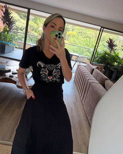 Playera Gato Negro