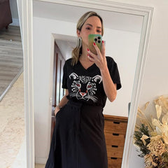 Playera Gato Negro